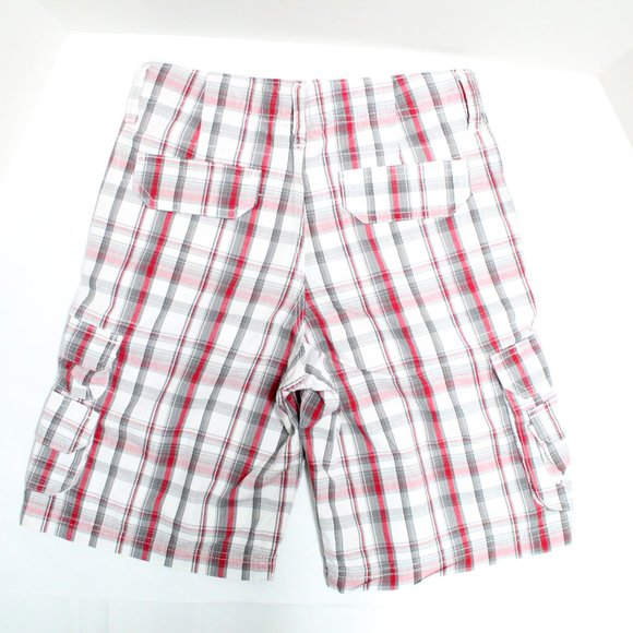 Boy's Lee Dungarees Loose Plaid Cargo Shorts - Picture 2 of 12
